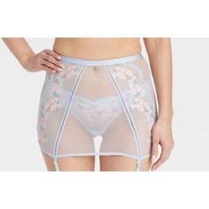 Women's Garden Party Lingerie Skirt - Auden™ Light Blue Sm Sexy Valentines Day